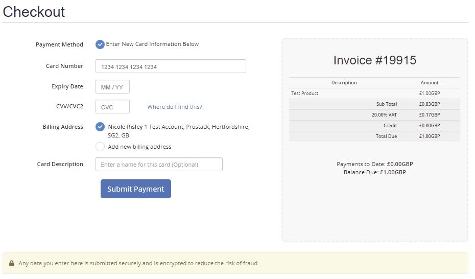 unable to enter payment in bee invoicing